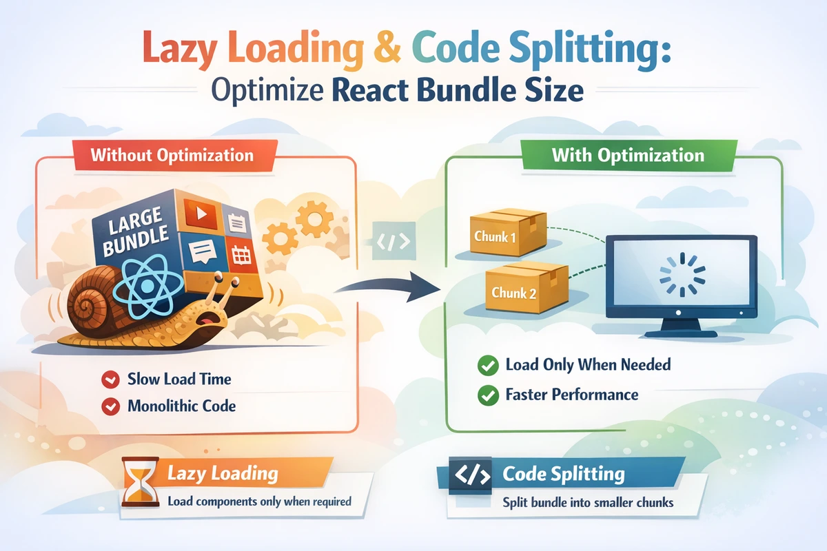 Lazy Loading & Code Splitting: Optimize React Bundle Size