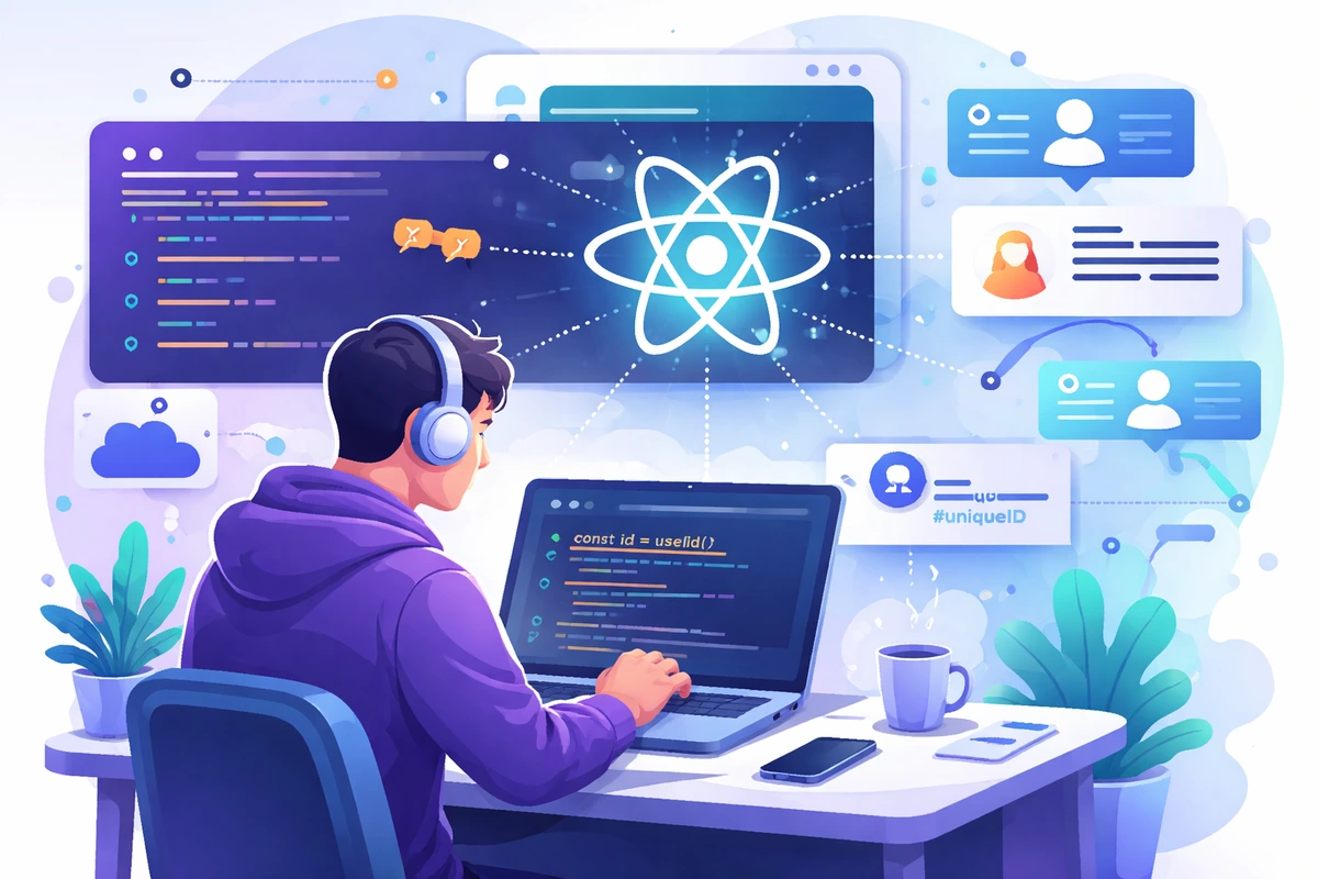 useId: Generating Stable Unique IDs in React 19