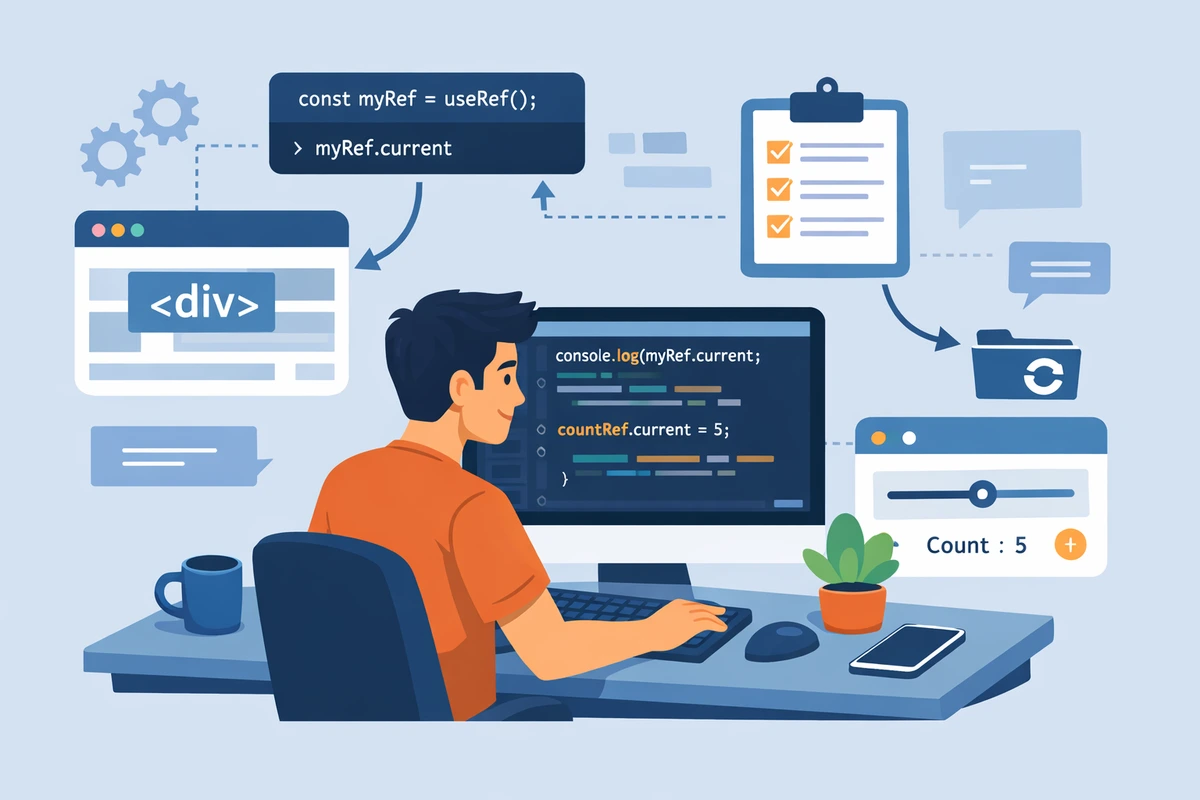 useRef: Direct DOM Access and Persistent Values in React